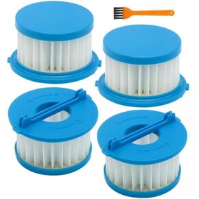A32F02 HEPA Vacuum Filter Compatible with Ryobi PCL702 PCL702B PCL702K Fit Ryobi 18V ONE+ Wet/Dry Hand Vacuum Filter 4 Pack
