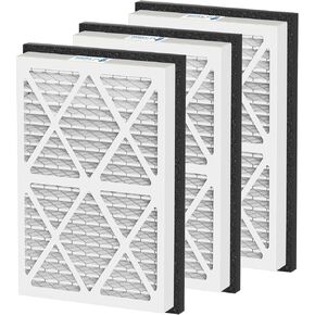 20x30x3 MERV 13 Pleated Air Filters Replacement Compatible with Zephyr VGF Series 20x30x3 Whole Home Return Air Grille Filter, MERV13 Air Filtration System, 3 Pack