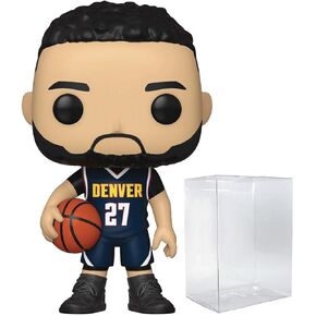 POP NBA: Nuggets - Jamal Murray (Dark Blue Jersey) Funko Vinyl Figure (Bundled with Compatible Box Protector Case), Multicolor, 3.75 inches