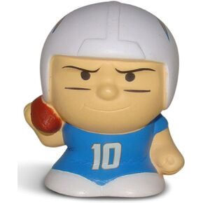 Party Animal NFL Jumbo Squeezymates Los Angeles Chargers Herbert Figurine, Team Colors, 4" Tall