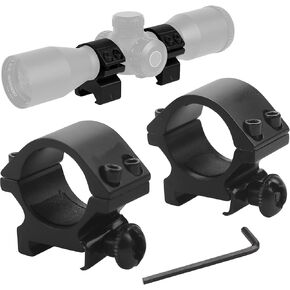 1 Inch Dovetail Scope Rings Mounts for 20mm Weaver Picatinny Rails High/Low Profile