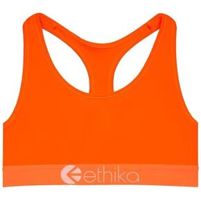 Ethika Womens Subzero Sports Bra | Neon Orange