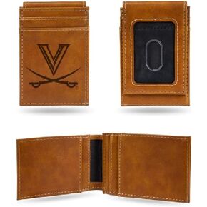 NCAA Rico Industries Laser Engraved Front Pocket Wallet Laser Engraved Front Pocket Wallet - Compact/Comfortable/Slim