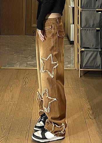 Star Jeans Y2k Jeans Emo Cargo Jeans Womens Cute Jeans for Teens in Saudi Arabia