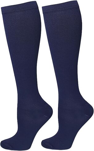 Bestjybt Compression Socks for Women & Men Circulation 15-20 mmHg Support Socks for Athletic Running Cycling in Kuwait