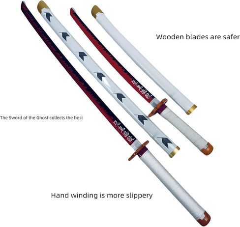 Demon Killer Sword Cosplay with Bracket and Harness, 41 "30" Two in Saudi Arabia
