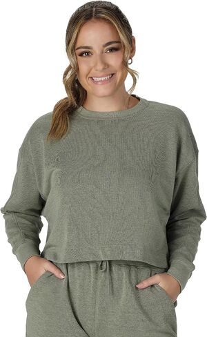 Easton Women's Cropped Crewneck | Jen Schro All Day All Night Collection XX-Large-Adult X-Small | Multiple Colors in Kuwait
