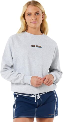 Rip Curl Women's Long Sleeve, Relaxed Fit Crewneck Casual Pullover Crew Sweatshirt in Saudi Arabia