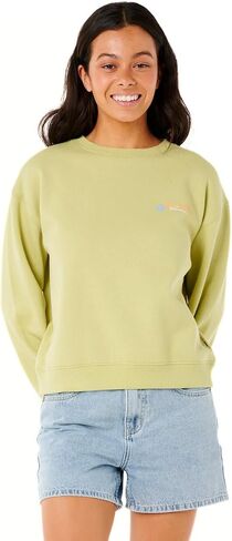Rip Curl Women's Long Sleeve, Relaxed Fit Crewneck Casual Pullover Crew Sweatshirt in Saudi Arabia