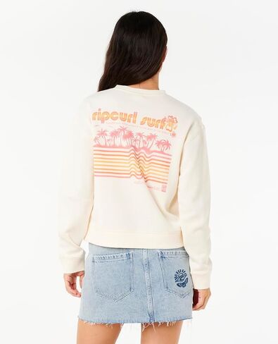Rip Curl Women's Long Sleeve, Relaxed Fit Crewneck Casual Pullover Crew Sweatshirt in Saudi Arabia