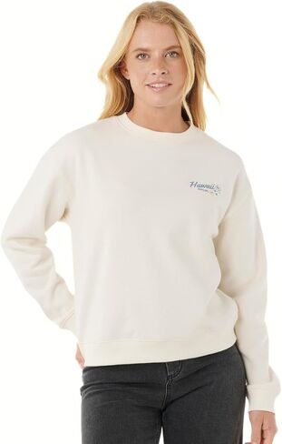 Rip Curl Women's Long Sleeve, Relaxed Fit Crewneck Casual Pullover Crew Sweatshirt in Saudi Arabia