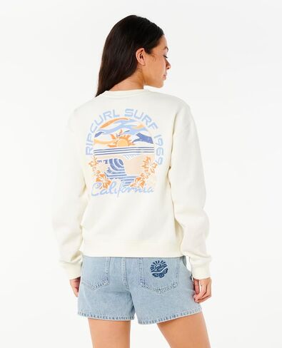 Rip Curl Women's Long Sleeve, Relaxed Fit Crewneck Casual Pullover Crew Sweatshirt in Saudi Arabia