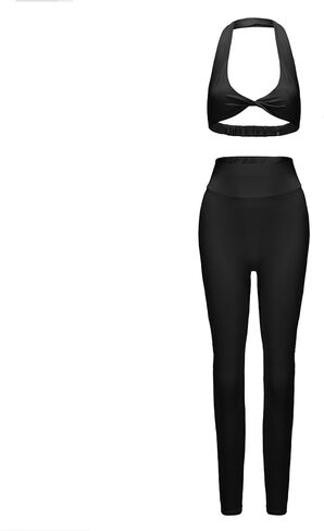 Track Suits for Women Set Sexy Zip Up Jackets Twist Tank High Waist Pants 3 Piece Outfits Sweatsuit Workout Lounge Sets in Kuwait