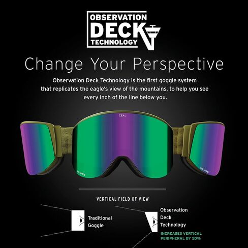 نظارات Zeal Optics Beacon ODT/OTG للثلج in Kuwait