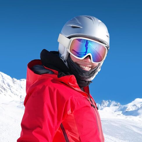 Ski Goggles, OTG-Over Glasses Ski/Snowboard Goggles for Men, Women & Youth,Anti Fog UV Protection Snow Goggles in Saudi Arabia