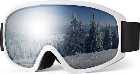 Ski Goggles, OTG-Over Glasses Ski/Snowboard Goggles for Men, Women & Youth,Anti Fog UV Protection Snow Goggles in Saudi Arabia