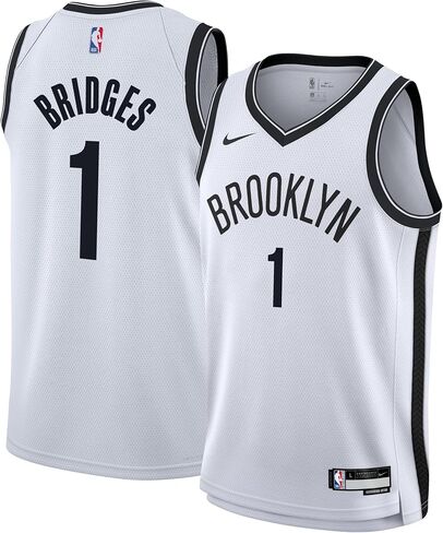 Mikal Bridges Brooklyn Nets NBA Nike Kids Youth 8-20 Association Edition White Swingman Jersey in Saudi Arabia