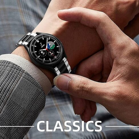 Compatible for Onaneag Smart Watch Band, 22mm Quick Release Stainless Steel Metal Replacement Straps Compatible for Onaneag P110, Ddidbi, Paukila P114, Nihemin 1.96 Watch, Haulvean JX629 Watch in Saudi Arabia