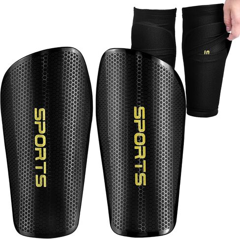 Soccer Shin Guards for Kids Youth, Shin Guard and Shin Guard Sleeves for Boys and Girls in Saudi Arabia