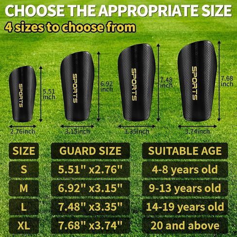 Soccer Shin Guards for Kids Youth, Shin Guard and Shin Guard Sleeves for Boys and Girls in Saudi Arabia