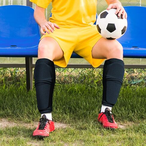 Soccer Shin Guards for Kids Youth, Shin Guard and Shin Guard Sleeves for Boys and Girls in Saudi Arabia