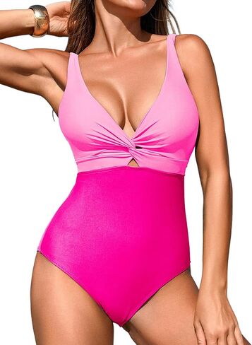 Aleumdr Womens One Piece Swimsuit Tummy Control Bathing Suits Cut Out Womens Fashion Swimwear in Saudi Arabia