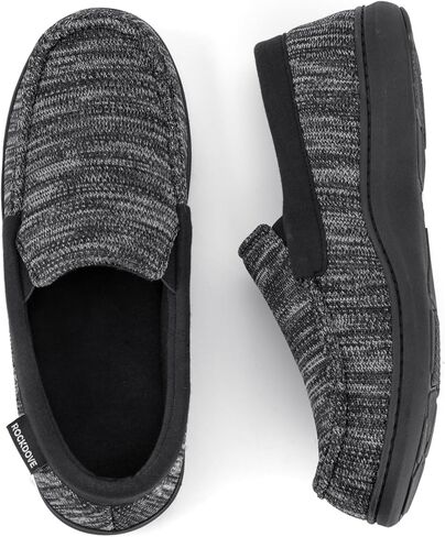 RockDove Men's Tweed Memory Foam Moc Slipper in Kuwait