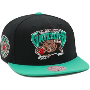 Mitchell & Ness Vancouver Grizzlies NBA Side Core 2.0 Snapback Hat Cap - Black/Side Patch in Saudi Arabia