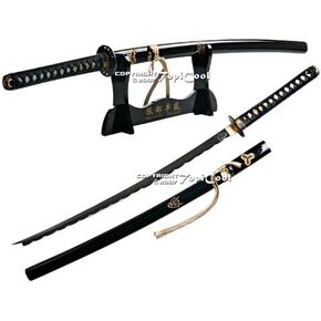 Handmade Kill Bill Bill's Samurai Katana Sword Sharp w/Stand & Cleaning Kits