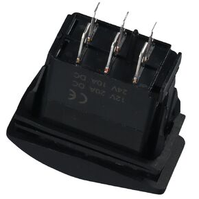 FEIYING Marine Rocker Switch, 12V Water Proof Toggle Switch 12 Volt 20A SPST 6 Pin 3 Position ON/Off/ON Heavy Duty for Boat ATV RZR RV Automotive