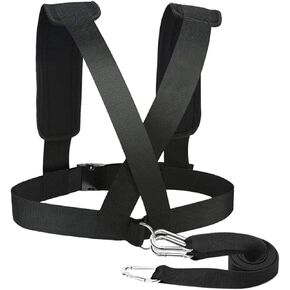 Weight Bearing Supporter Belt for Running and Training Professional Resistance Band Vest Strap for Gym Workouts Adjustable Durable Black Design