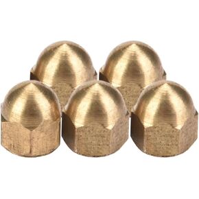 صواميل نحاسية، صواميل غطاء نحاسية، M3-M12 مجموعة صواميل البلوط النحاسية، مجموعة صواميل سداسية بغطاء للرأس، مثبتات السيارة لإصلاح الإطارات والمحاور (M4(20 قطعة)) in Kuwait