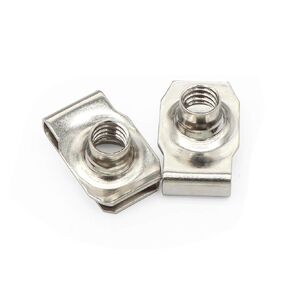 Bueyfolt 40 Packs 5/16"-18 U-Nut, Stainless Steel U-Type Fastener Nut Mounting Clip