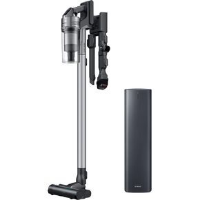 SAMSUNG Jet 75 Complete Cordless Stick Vacuum Cleaner w/ Clean Station, Removable Battery, Lightweight, Powerful Cleaning for Hardwood Floors, Carpets, Area Rugs, VS20T7551P5/AA, Silver