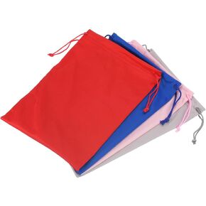 YOKIVE Ski Goggle Bags, Sport Microfiber Snow Goggles Case Covers Storage Sleeves Drawstring Pouches for Sunglass Lens