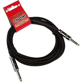 Strukture Instrument Cable, 1/4", Black (SC10W)