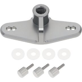 محول حامل للدراجة مع جهاز تحكم عن بعد متوافق مع DJI Air 3 Mini 4 Pro Mini 3 Mini 3 Pro 1/4 مع ملحقات فضية