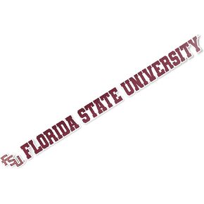 Desert Cactus Florida State University Seminoles FSU Name Logo Vinyl Decal Laptop Water Bottle Car Scrapbook (15 Inch Sticker)