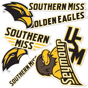 Desert Cactus University of Southern Mississippi Sticker USM Golden Eagles Vinyl Decals Laptop Water Bottle Car Scrapbook T2 (Type 2)