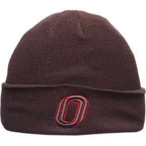 Zephyr Nebraska Omaha Mavericks Charcoal Gray X-RAY POP Cuff Beanie Hat - NCAA Cuffed Winter Knit Toque Cap