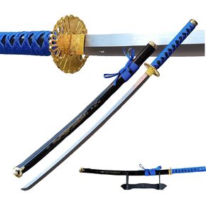 Katana Last Samurai Sword - Real Stainless Steel, Full Tang, Hand Forged, Not Carbon Steel, Free Stand Hand Forged Made