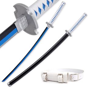 Cold Blade Carbon Steel Tanjiro Sword, Metal&Plastic Cosplay Anime Samurai, 40 Inches, Nichirin Katana, First Tanjirou