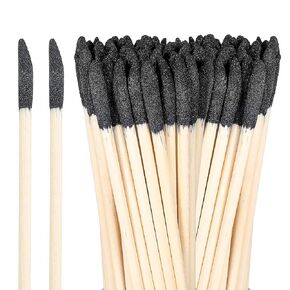 50 Pcs Sanding Sticks, Matchsticks Sanding Twigs for Plastic Models Fine Detailing Sanding Tools for Tight Spaces Wood,150 Grit