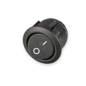 Rocker Toggle Switch, SPST Type 2 Pin 2 Position ON/Off Boat Rocker Switch, 6A/125V 3A/250V AC (10Pcs)