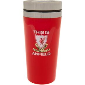 Liverpool FC Travel Mug (One Size) (Red)