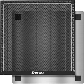 Dofiki Steel Honeycomb Laser Bed 400 x 400mm Honeycomb for A5 Pro, Master 2,Master 2, RAY5, LE400PRO, Z1, B1, B2, L1, L2 and Most Laser Engraver Cutter, 15.7" x 15.7" (0 0) Origin Top Left