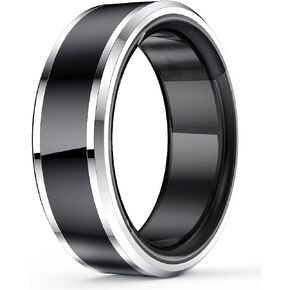 Smart Ring Health Tracker Fitness Ring Heart Rate Monitor Sleep Sports Modes Smart Ring Step Counter Calorie Pedometer Smart Rings for Android & iOS