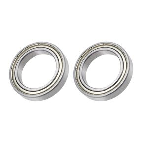 METALLIXITY Deep Groove Ball Bearing (6805ZZ, 25mm x 37mm x 7mm) 2Pcs, Chromium Steel Double Shield Industrial Bearings - for Industrial Micro Motor