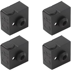 Official Creality Ender 3 V2 Neo Silicone Sock, 4PCS 3D Printer Hotend Heater Block Cover Silicone Cover for Ender-3 Max Neo, CR-6 SE, CR-10 Smart, CR-200B 3D Printer Hotend Extruder