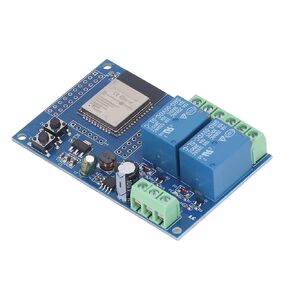 ESP32 2 Channel 5V Relay Module Relay Board Module 4M Byte Flash Large Capacity Programmable Relay Board for Secondary Learning